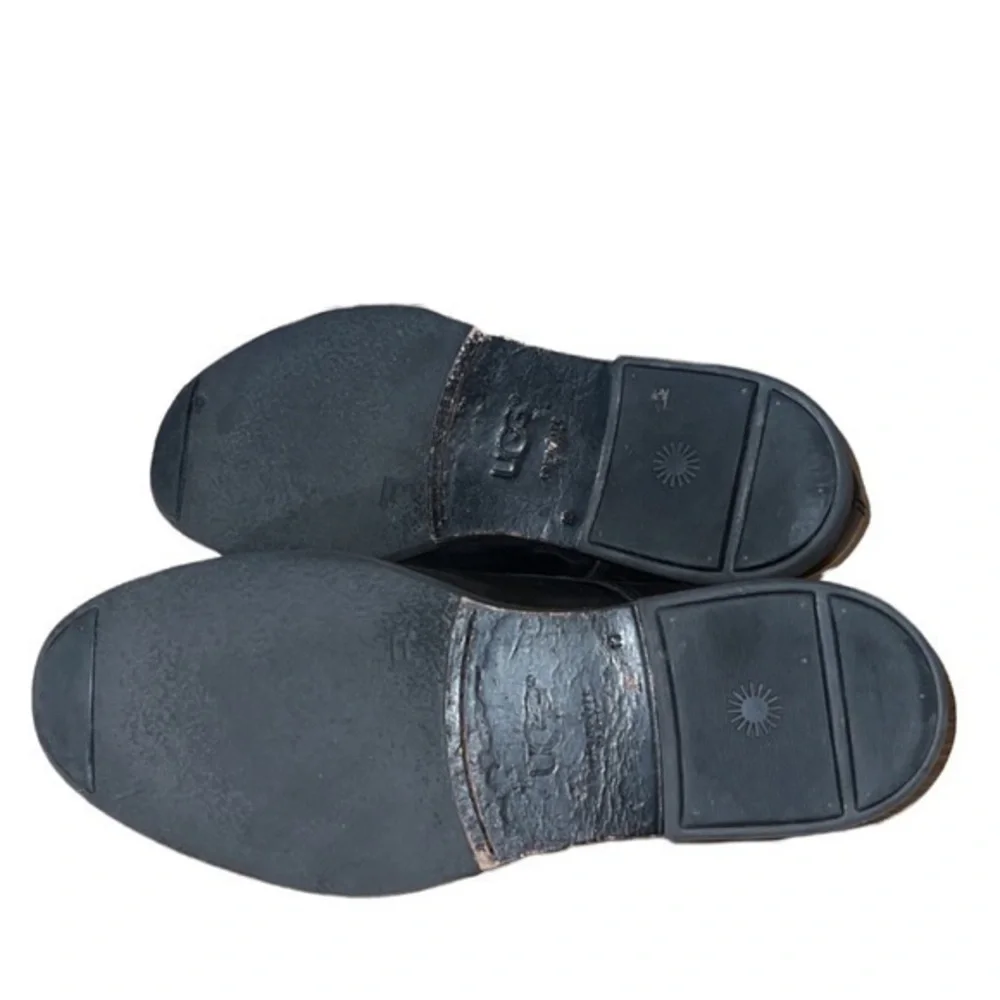 UGG Jovin‎ Black Leather Oxford Shoes